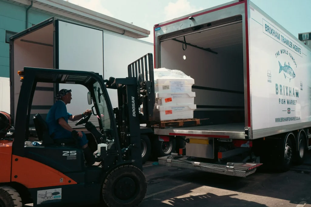 Forklifting-Fish-Into-Lorry